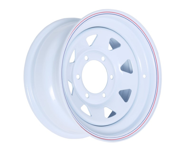 Picture of 15x7 PRO WHITE STEEL RIM 6-139.7, 108.70, 0