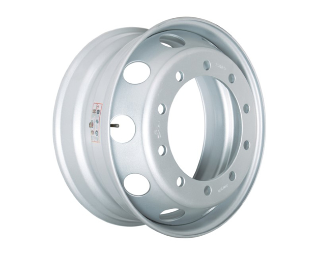 Picture of 8.25X22.5 STEEL RIM 26MM 10 HOLES NON TAPERED