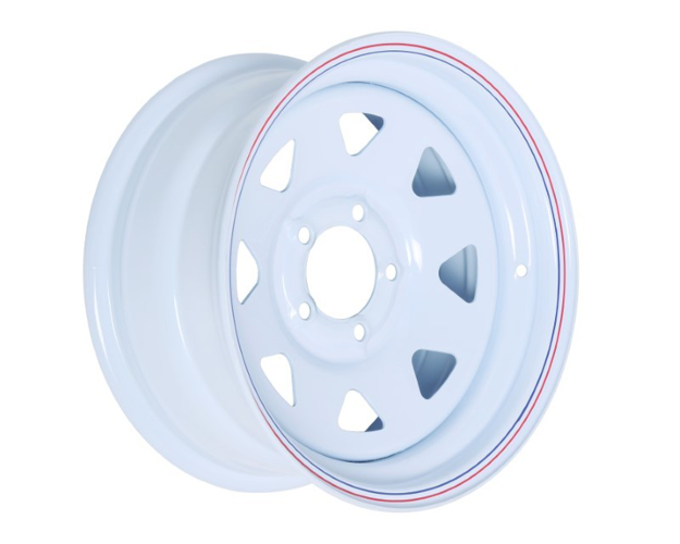 Picture of 15x7 PRO WHITE STEEL RIM 5-114.3, 83.7, 0