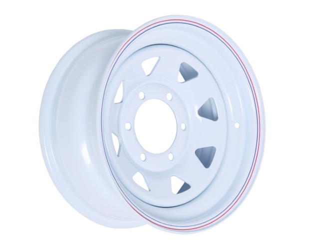 Picture of 15x7 PRO WHITE STEEL RIM 6-139.7, 108.70, 0